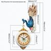 Aesthetic Splendid Resin Pendulum Style Dual Sided Wall Clock view 2
