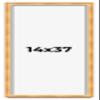 14x37 Shadow Box Bronze Cross-Brushed Display Frame | 1.625 Inches Deep Solid Wood | UV Resistant Acrylic Plexiglass Front, Acid Free Backing and Hanging Hardware Included view 1