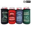 16oz Fishing Theme Can Coolers - Fishing Essentials Gifts for Men, Fun Dad Gifts for Fishermen Who Have Everything or Want Nothing, 16 oz Tall Boy Can Cooler Insulated Sleeve, Funny Tallboy Can Cooler view 2