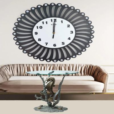 Modern Quartz Digital Glass Wall Clock