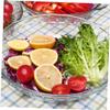 1pc Baking Tray Bakeware Rice Enamel Roasting Tin Baking Pan Dish Glass Tray with Rack Dinnerware White Tempered Glass view 4