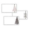 Santa Barbara Design Studio Holiday Placecards Boxed Paper Table Setting Name Cards, 36-Count, Christmas Village Trees view 1