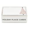 Santa Barbara Design Studio Holiday Placecards Boxed Paper Table Setting Name Cards, 36-Count, Christmas Village Trees view 2