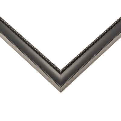 10x20 Frame Black Real Wood Picture Frame Width 0.75 Inches | Interior Frame Depth 0.5 Inches | Liscio Nero Traditional Photo Frame Complete with UV Acrylic, Foam Board Backing & Hanging Hardware