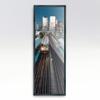 10x20 Frame Black Real Wood Picture Frame Width 0.75 Inches | Interior Frame Depth 0.5 Inches | Liscio Nero Traditional Photo Frame Complete with UV Acrylic, Foam Board Backing & Hanging Hardware view 4
