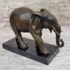 Majestic Bronze Elephant Sculpture - Symbol of Auspicious Fortune and Power Decor Gift Handmade Decor by Classy Bronze view 2