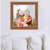 26x9 Frame Charleston Honey Brown Solid Wood Picture Frame Width 1.75 Inches | Interior Depth 0.5 Inches | Charleston Honey Frame Complete with UV Acrylic, Foam Board Backing & Hanging Hardware view 3