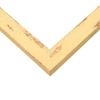 10x44 Frame Yellow Real Wood Picture Frame Width 1.25 Inches | Interior Depth 0.5 Inches | Finley Yellow Distressed Photo Frame Complete with UV Acrylic, Foam Board Backing & Hanging Hardware view 4