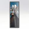 12x48 Frame Black Real Wood Picture Frame Width 1 Inches | Interior Frame Depth 1 Inches | Black Pearl Distressed Photo Frame Complete with UV Acrylic, Foam Board Backing & Hanging Hardware view 4