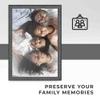 11x14 Frame Black Real Wood Picture Frame Width 1 Inches | Interior Frame Depth 1 Inches | Black Pearl Distressed Photo Frame Complete with UV Acrylic, Foam Board Backing & Hanging Hardware view 2