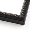 11x14 Frame Black Real Wood Picture Frame Width 1 Inches | Interior Frame Depth 1 Inches | Black Pearl Distressed Photo Frame Complete with UV Acrylic, Foam Board Backing & Hanging Hardware view 3