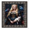 10x20 Frame Black-Brown Medieval Solid Wood Picture Frame | 1.5 Inch Moulding Width | Gotham Beveled Distressed Frame Complete with UV Acrylic, Foam Board Backing & Hanging Hardware view 4