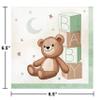 Trendware Teddy Bear Deluxe Baby Shower Tableware and Decorations Kit, Serves 8 view 4