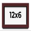 12x6 Shadow Box Frame Brown | 1.625 Inches Deep Real Wood Traditional Shadowbox Display Frame | UV Resistant Acrylic Front, Acid Free Backing, and Hanging Hardware | Dunstan Picture Frame Style view 1
