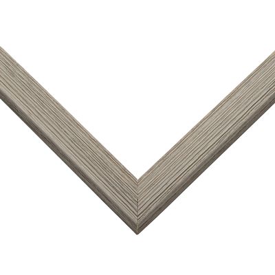 CustomPictureFrames 19x37 Rustic Shadow Box Frame - Solid Wood, UV Acrylic, Foam Board Backing & Hanging Hardware - Farren Shadow Box Display Case - Display Poster Arts, Photos & Documents - Gray