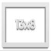 13x8 Shadow Box High Gloss White Display Frame | 1.625 Inches Deep | 1 Inch Moulding Width | Solid Wood | UV Resistant Acrylic Plexiglass, Acid Free Backing and Hanging Hardware Included view 1
