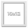 10x12 Shadow Box High Gloss White Display Frame | 1.625 Inches Deep | 1 Inch Moulding Width | Solid Wood | UV Resistant Acrylic Plexiglass, Acid Free Backing and Hanging Hardware Included view 1
