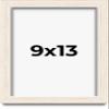 CustomPictureFrames 9x13 Rustic Shadow Box Frame - Solid Wood, UV Acrylic, Acid Free Backing & Hanging Hardware - Finnegan Shadow Box Display Case - Display Poster Arts, Photos & Certificates - White view 1