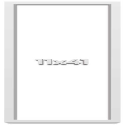 11x41 Shadow Box High Gloss White Display Frame | 1.625 Inches Deep | 1 Inch Moulding Width | Solid Wood | UV Resistant Acrylic Plexiglass, Acid Free Backing and Hanging Hardware Included