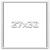 27x32 Shadow Box High Gloss White Display Frame | 1.625 Inches Deep | 1 Inch Moulding Width | Solid Wood | UV Resistant Acrylic Plexiglass, Acid Free Backing and Hanging Hardware Included view 1