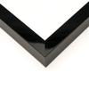 12x11 Shadow Box Frame Black Gloss | 1.375 Inch Deep | 1 Inch Wide | Solid Wood Shadowbox Display Frame | UV Resistant Acrylic Plexiglass, Acid Free Backing and Hanging Hardware | Merle Collection view 1