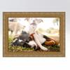 10x17 Frame Gold Ornate Solid Wood Picture Frame | 2 Inch Moulding Width | Firman Traditional Photo Frame Complete with UV Acrylic Plexiglass, Foam Board Backing & Hanging Hardware view 4