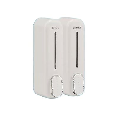 Shampoo Dispenser Simple White Press Soap Dispenser 700ML Large Capacity Wall Mounted Subpackage Lotion Bottle Bathroom Soap Dispenser Soap Dispenser for Kitchen