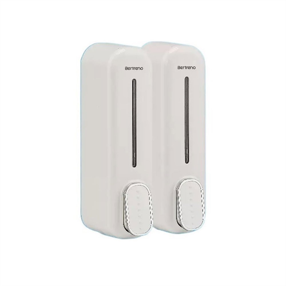 Shampoo Dispenser Simple White Press Soap Dispenser 700ML Large Capacity Wall Mounted Subpackage Lotion Bottle Bathroom Soap Dispenser Soap Dispenser for Kitchen