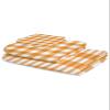Polyester Towel Set 3 Piece, Thanksgiving Country Style Orange and White Checkered Gingham Plaid Fall 1 Bath Towel,1 Handkerchiefs,1 Washcloth For Bathroom,College Dorm,Kitchen,Shower,Pool,Hotel view 2