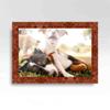 10x12 Brown Veneer Real Wood Picture Frame Width 1.75 Inches | Interior Frame Depth 0.5 Inches | Ruben Modern Photo Frame Complete with UV Acrylic, Foam Board Backing & Hanging Hardware view 2