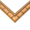 10x18 Frame Gold Real Wood Picture Frame Width 1.5 Inches | Interior Frame Depth 0.5 Inches | Bhutan Bamboo Photo Frame Complete with UV Acrylic, Foam Board Backing & Hanging Hardware view 3