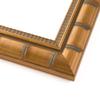 10x18 Frame Gold Real Wood Picture Frame Width 1.5 Inches | Interior Frame Depth 0.5 Inches | Bhutan Bamboo Photo Frame Complete with UV Acrylic, Foam Board Backing & Hanging Hardware view 4