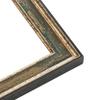 10x24 Frame Tarnished Silver Solid Wood Picture Frame Width 1.5 Inches | Interior Depth 0.5 Inches | Oddone Traditional Photo Frame Complete with UV Acrylic, Foam Board Backing & Hanging Hardware view 4