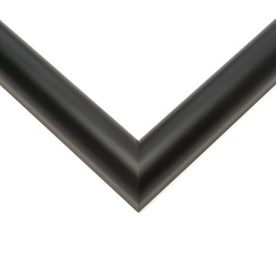 10x38 Frame Black Real Wood Picture Frame Width 1.25 Inches | Interior Frame Depth 0.5 Inches | Rolio Modern Photo Frame Complete with UV Acrylic, Foam Board Backing & Hanging Hardware