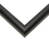 10x38 Frame Black Real Wood Picture Frame Width 1.25 Inches | Interior Frame Depth 0.5 Inches | Rolio Modern Photo Frame Complete with UV Acrylic, Foam Board Backing & Hanging Hardware view 1
