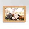 11x16 Light Brown Bamboo Real Wood Picture Frame Width 1.5 Inches | Interior Frame Depth 0.5 Inches | Bengal Bamboo Photo Frame Complete with UV Acrylic, Foam Board Backing & Hanging Hardware view 4