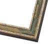 10x42 Frame Tarnished Silver Solid Wood Picture Frame Width 1.5 Inches | Interior Depth 0.5 Inches | Oddone Traditional Photo Frame Complete with UV Acrylic, Foam Board Backing & Hanging Hardware view 3