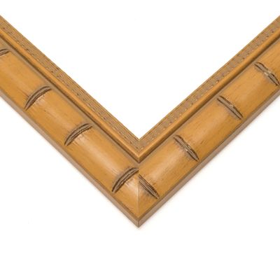 10x24 Light Brown Bamboo Real Wood Picture Frame Width 1.5 Inches | Interior Frame Depth 0.5 Inches | Bengal Bamboo Photo Frame Complete with UV Acrylic, Foam Board Backing & Hanging Hardware