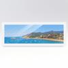 10x40 Frame White Real Wood Picture Frame Width 1.75 Inches | Interior Frame Depth 0.5 Inches | Wide White Modern Photo Frame Complete with UV Acrylic, Foam Board Backing & Hanging Hardware view 2