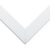 9x7 Frame White Real Wood Picture Frame Width 1.75 Inches | Interior Frame Depth 0.5 Inches | Wide White Modern Photo Frame Complete with UV Acrylic, Foam Board Backing & Hanging Hardware view 1