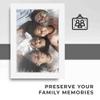 9x7 Frame White Real Wood Picture Frame Width 1.75 Inches | Interior Frame Depth 0.5 Inches | Wide White Modern Photo Frame Complete with UV Acrylic, Foam Board Backing & Hanging Hardware view 2