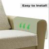 LEOKOTI Sage Green Remote Control Holder for Bed Recliner Sofa Armrest Organizer, Farmhouse Sage Green Decor Couch Caddy Bedside Storage with 5 Pockets for Magazine/Phone/Cup 19.7"x35" view 4