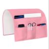 LEOKOTI Pink Remote Control Holder for Bed Recliner Sofa Armrest Organizer, Pure Pink Couch Caddy Bedside Storage with 4 Pockets for Magazine/Phone/Cup 13"x35" view 1
