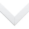 10x42 Frame White Real Wood Picture Frame Width 1.75 Inches | Interior Frame Depth 0.5 Inches | Wide White Modern Photo Frame Complete with UV Acrylic, Foam Board Backing & Hanging Hardware view 1