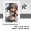 10x42 Frame White Real Wood Picture Frame Width 1.75 Inches | Interior Frame Depth 0.5 Inches | Wide White Modern Photo Frame Complete with UV Acrylic, Foam Board Backing & Hanging Hardware view 2