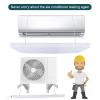 DELURA Air Conditioner Drip Pan, Plastic Tray Condensate Water Drain Pan, Ac Drip Cushion Portable Air Conditioners Drain Kit (Color : 4m Tube, Size : 91.5cm) view 3