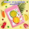 JETMORE 100 PCS Holographic Bags, Pink Mylar Bags, 4x6in Resealable Bags view 3