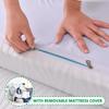 Cooling Bed Mattress Topper,2.4/3.5In Thick Cooling Gel Memory Foam Mattress Pad,Queen Memory Foam Mattress Topper,Medium Firm Mattress Topper with Removable Soft Cover,Style 9cm,90x190cm view 2