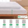 Cooling Bed Mattress Topper,2.4/3.5In Thick Cooling Gel Memory Foam Mattress Pad,Queen Memory Foam Mattress Topper,Medium Firm Mattress Topper with Removable Soft Cover,Style 9cm,90x190cm view 3