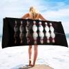 ISILA Oversized Sand-Free Towel Bathroom Swimming Pool Sports Bath Towel Microfiber Beach Towel Adult Teen boy, view 2